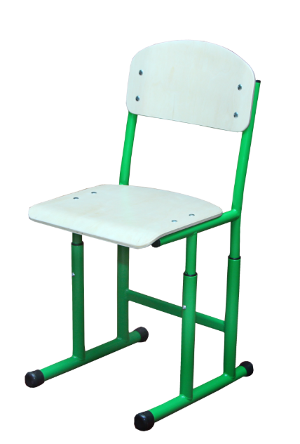 Стілець полозковий, рост. гр. №4-6, на круглій трубі, спинка та сидіння покриті лаком, ЕТЕРНО ТРЕЙД (190109)